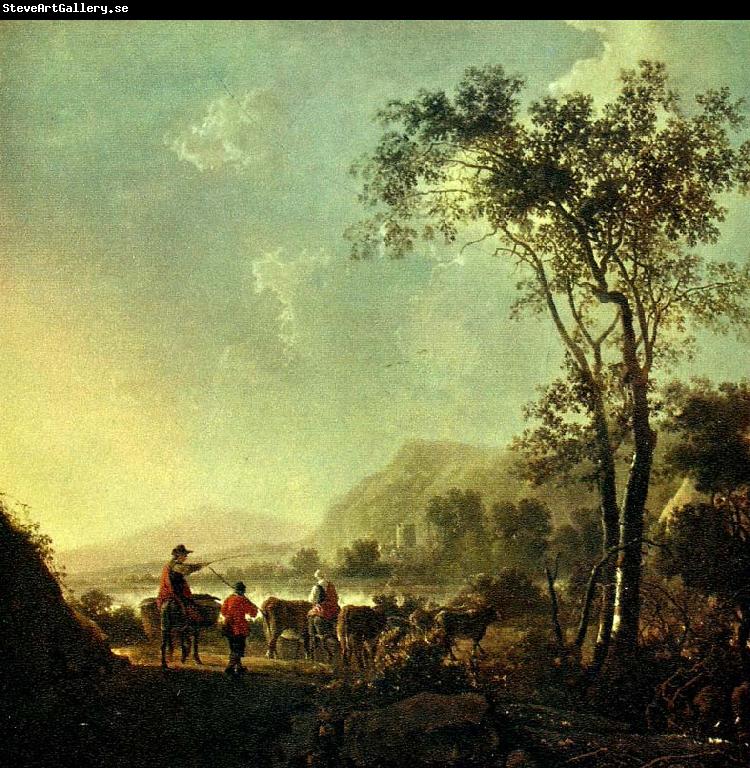 Aelbert Cuyp bergigt landskap